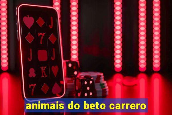 animais do beto carrero